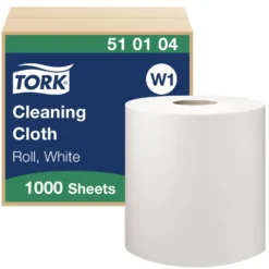 Industritorkpapper Tork W1 Nonwoven Perforerad, vit, 1000 ark, 380m