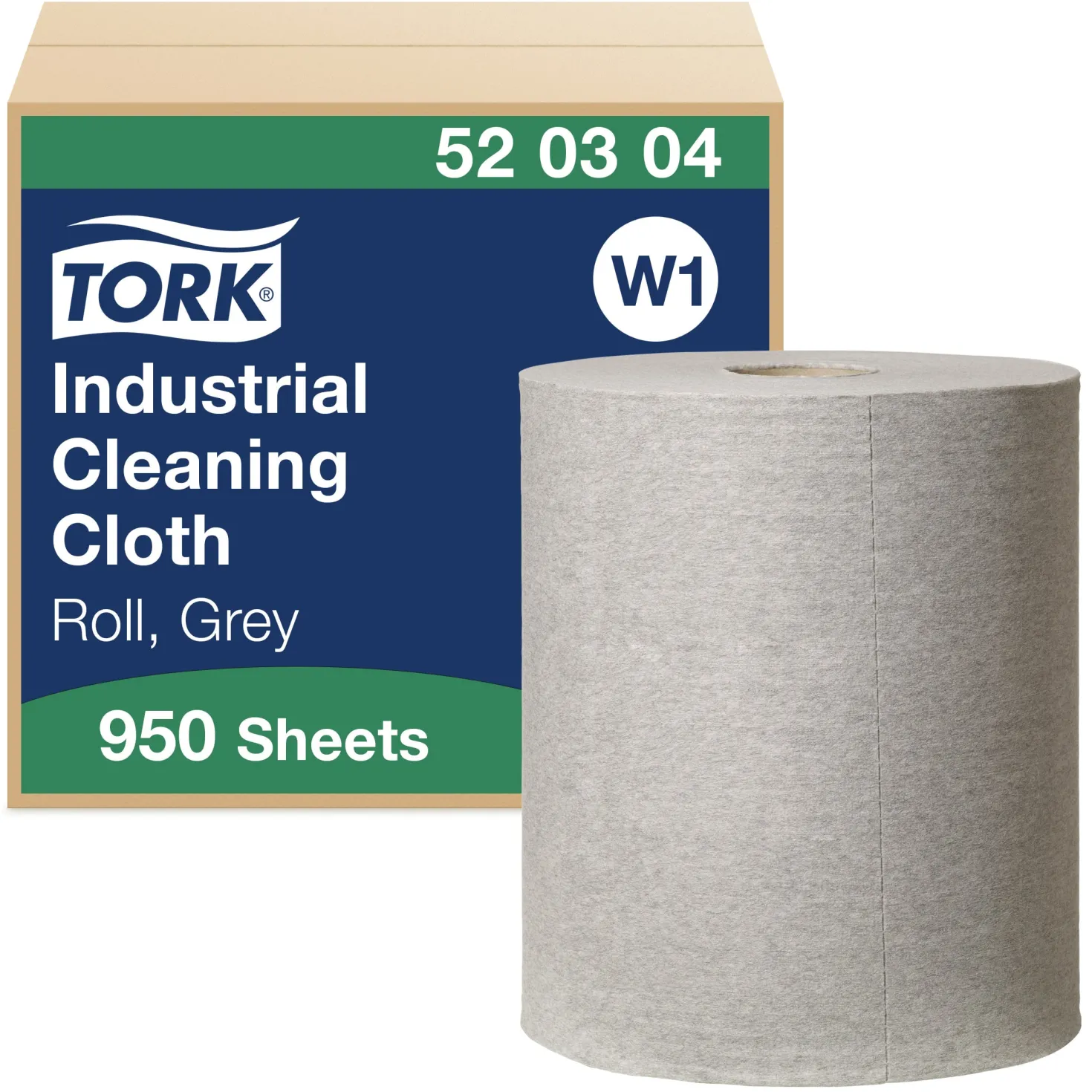 Industritorkpapper Tork W1 Rengöringsduk Nonwoven, 950 ark, 361m
