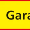 Informationsskylt Parkering Förbjuden Garage, aluminium, utomhus