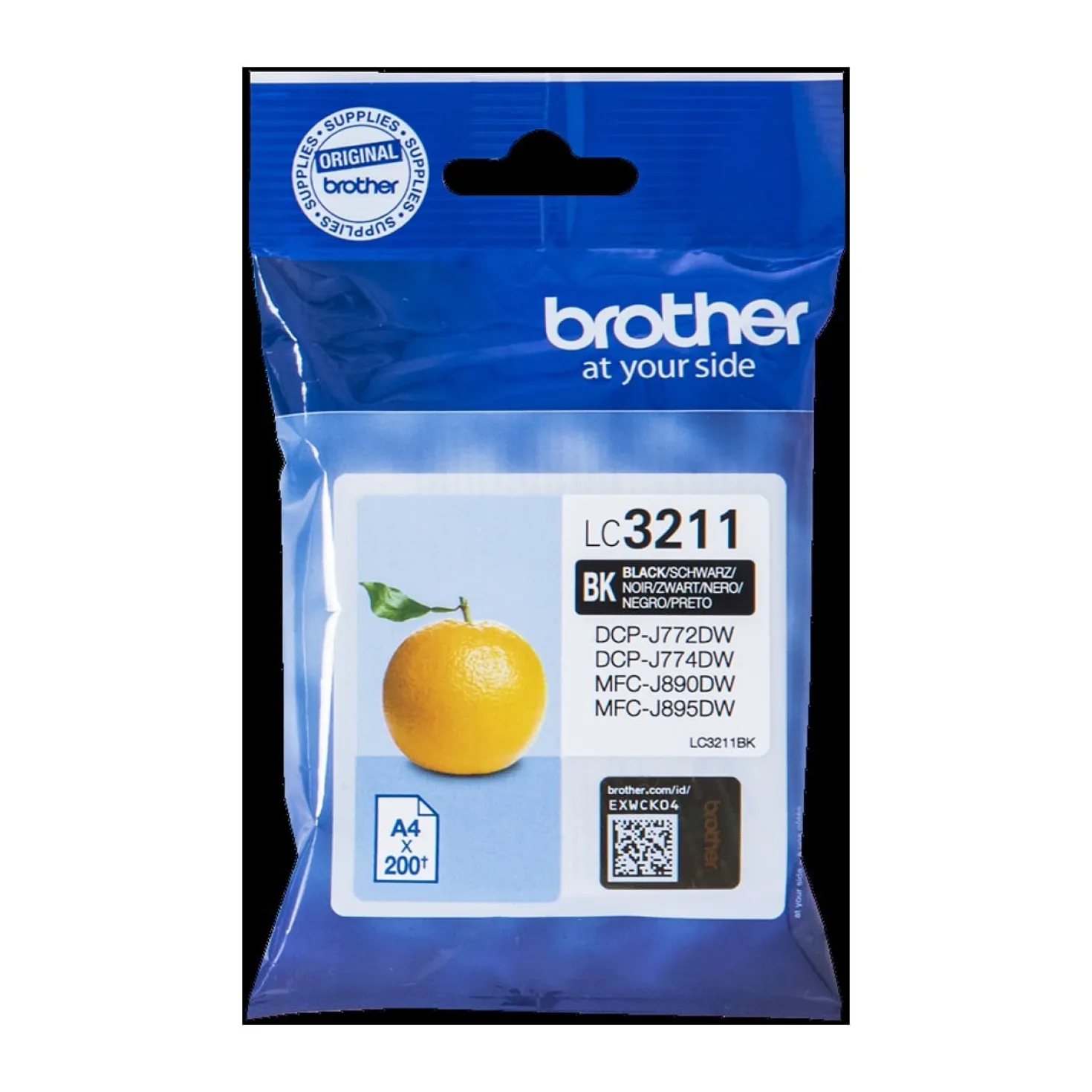 Ink-Jet Brother LC3211BK svart
