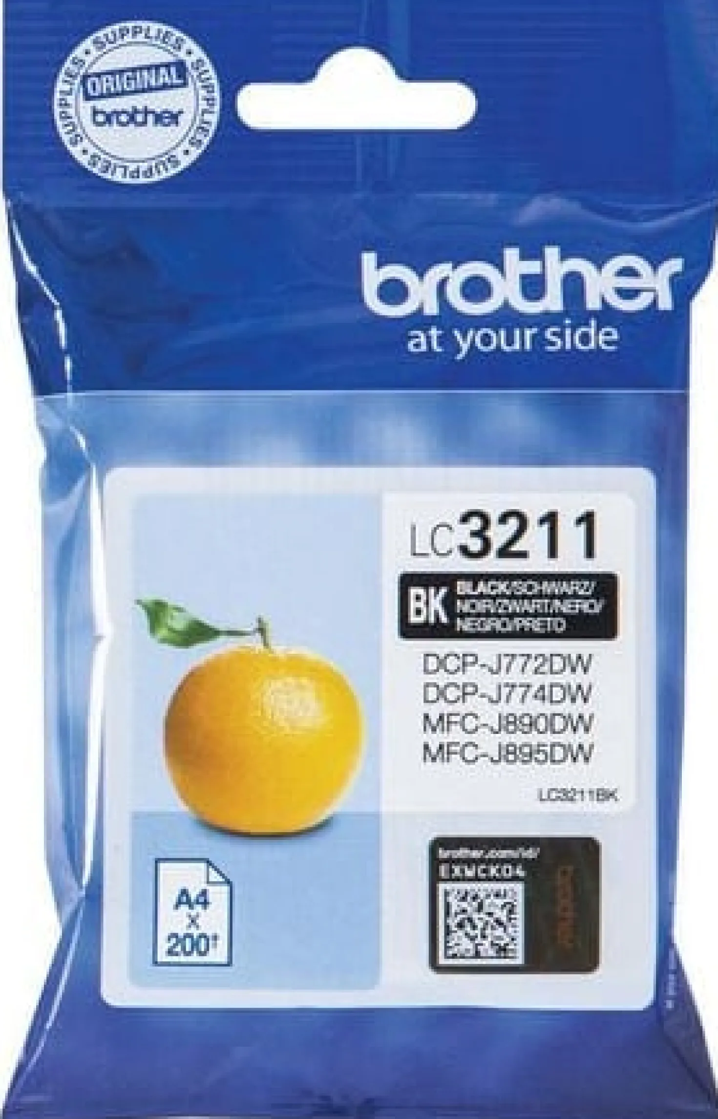 Ink-Jet Brother LC3211BK svart