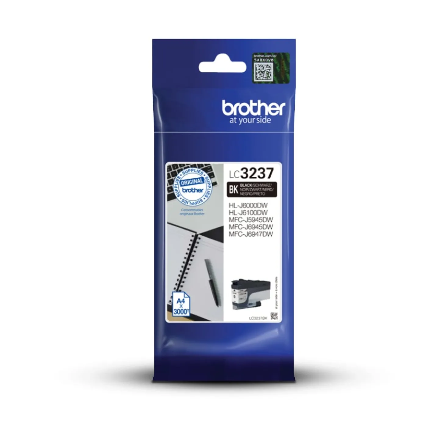 Ink-Jet Brother LC3237BK svart