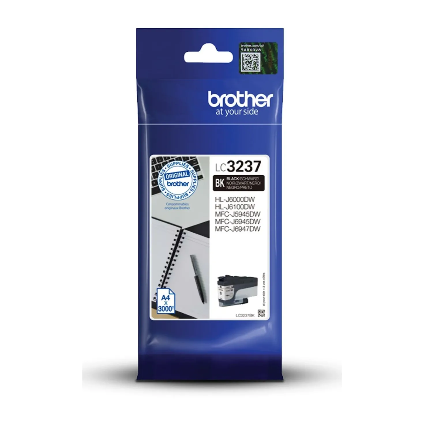 Ink-Jet Brother LC3237BK svart