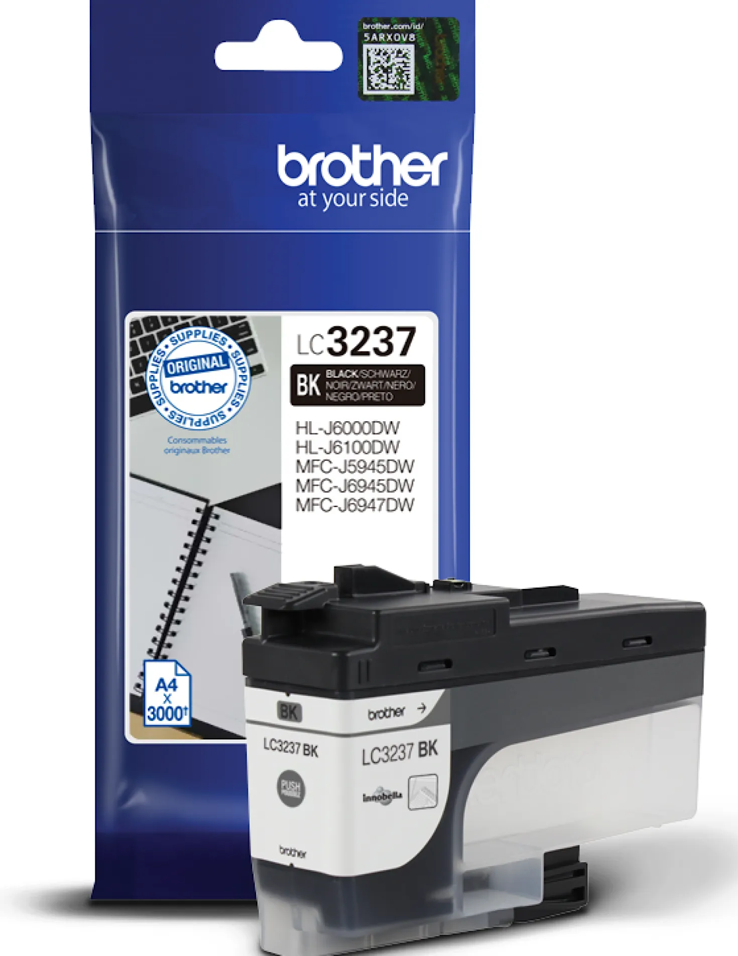 Ink-Jet Brother LC3237BK svart