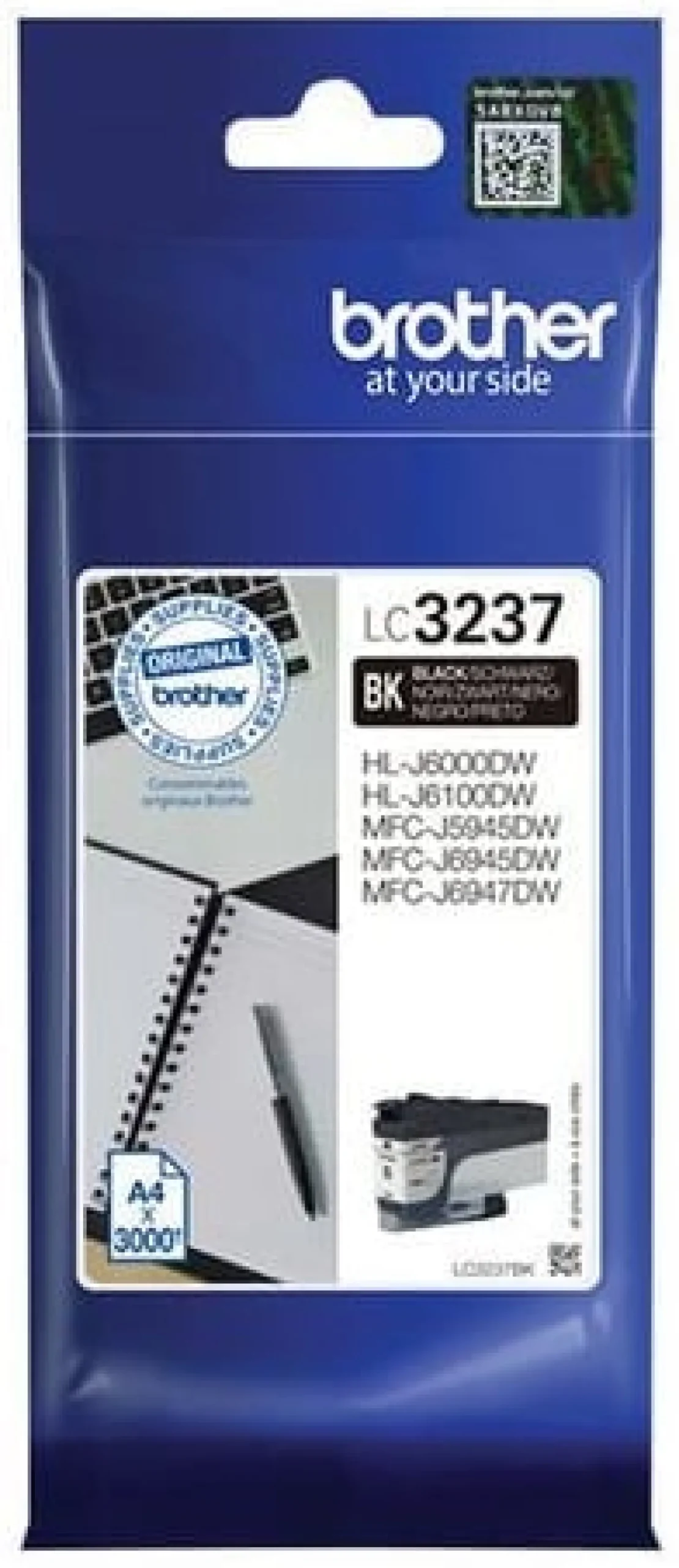 Ink-Jet Brother LC3237BK svart