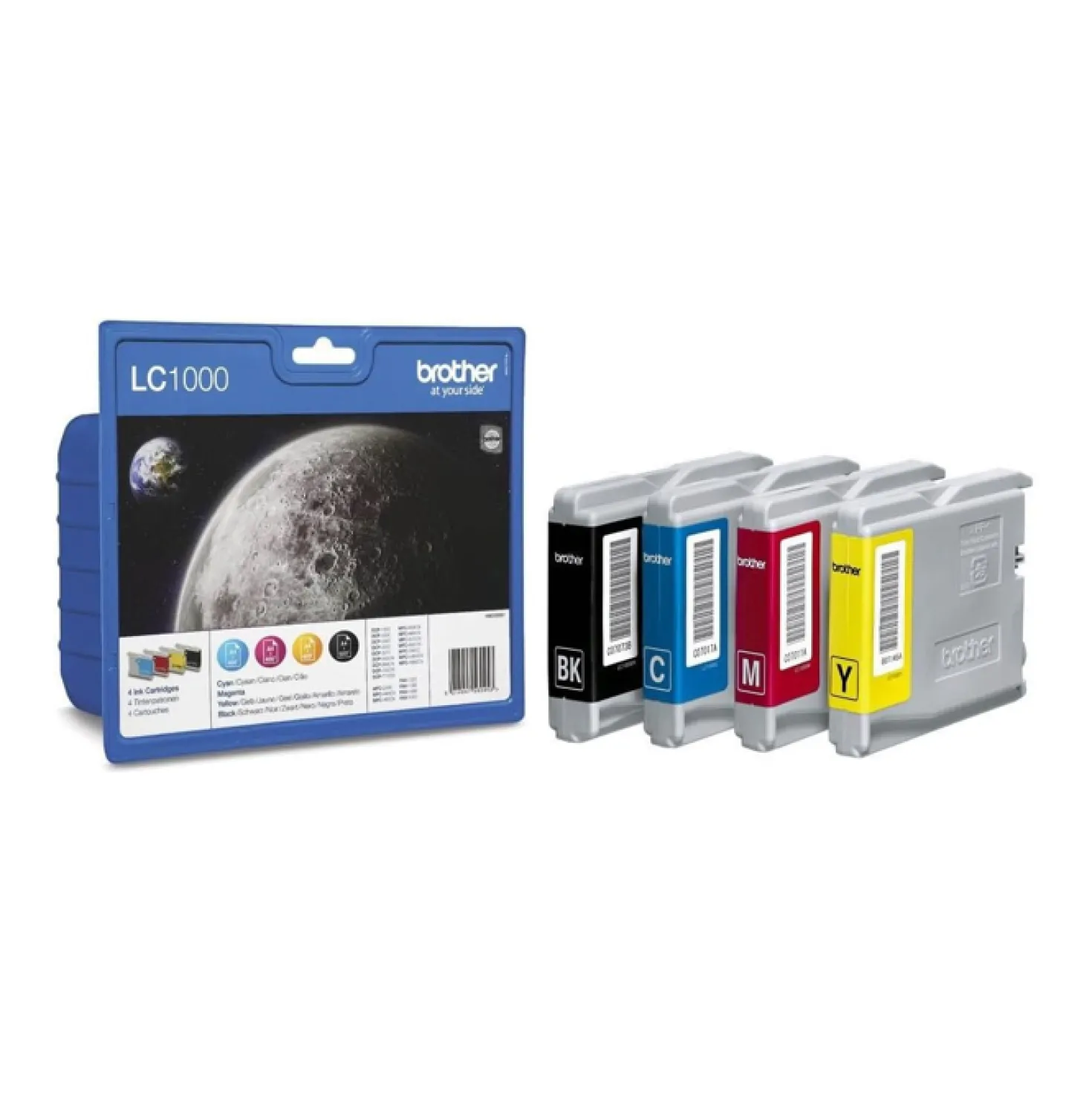 Ink-Jet Brother LC1000 CMYK value blister