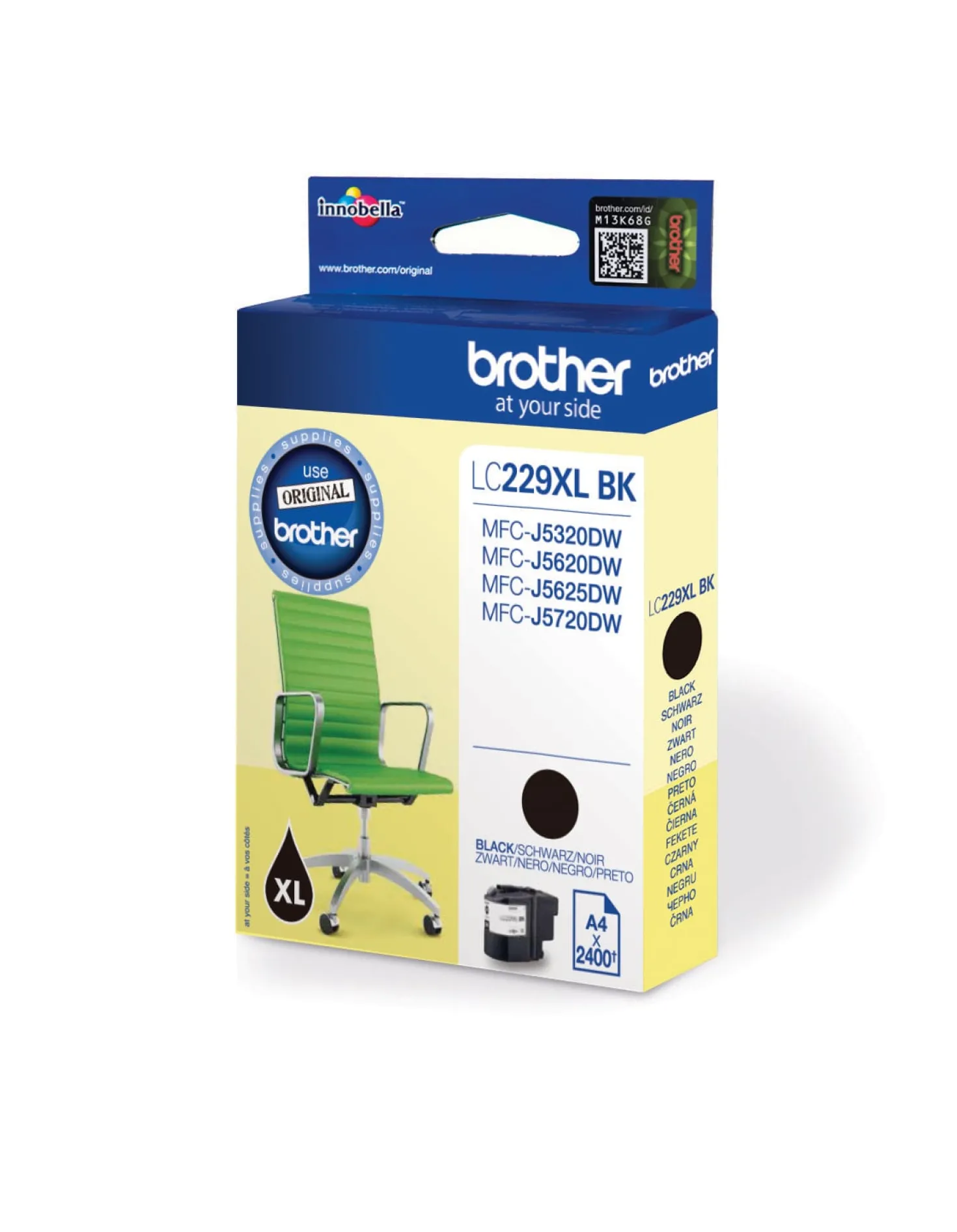 Ink-Jet Brother LC229XL BK svart