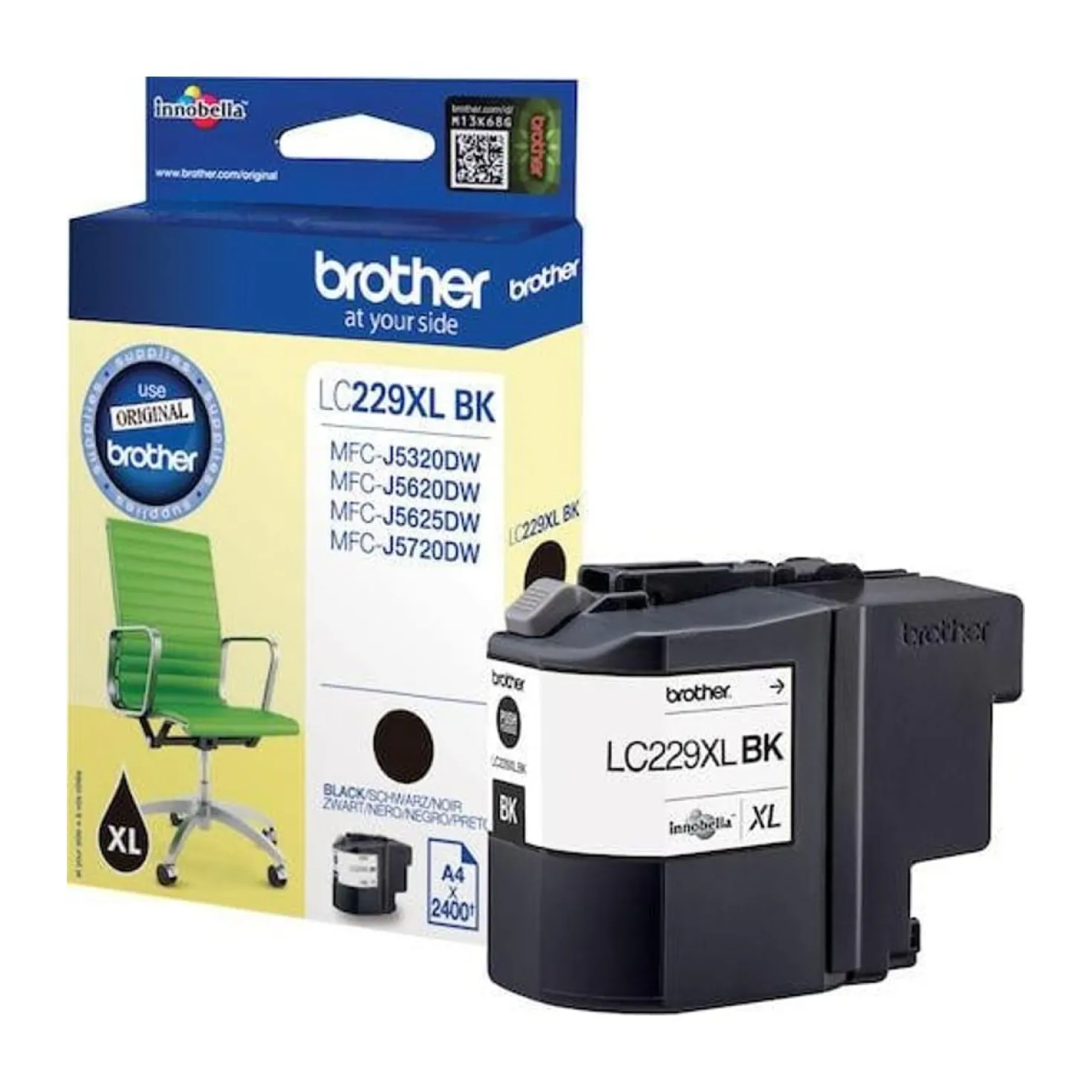 Ink-Jet Brother LC229XL BK svart