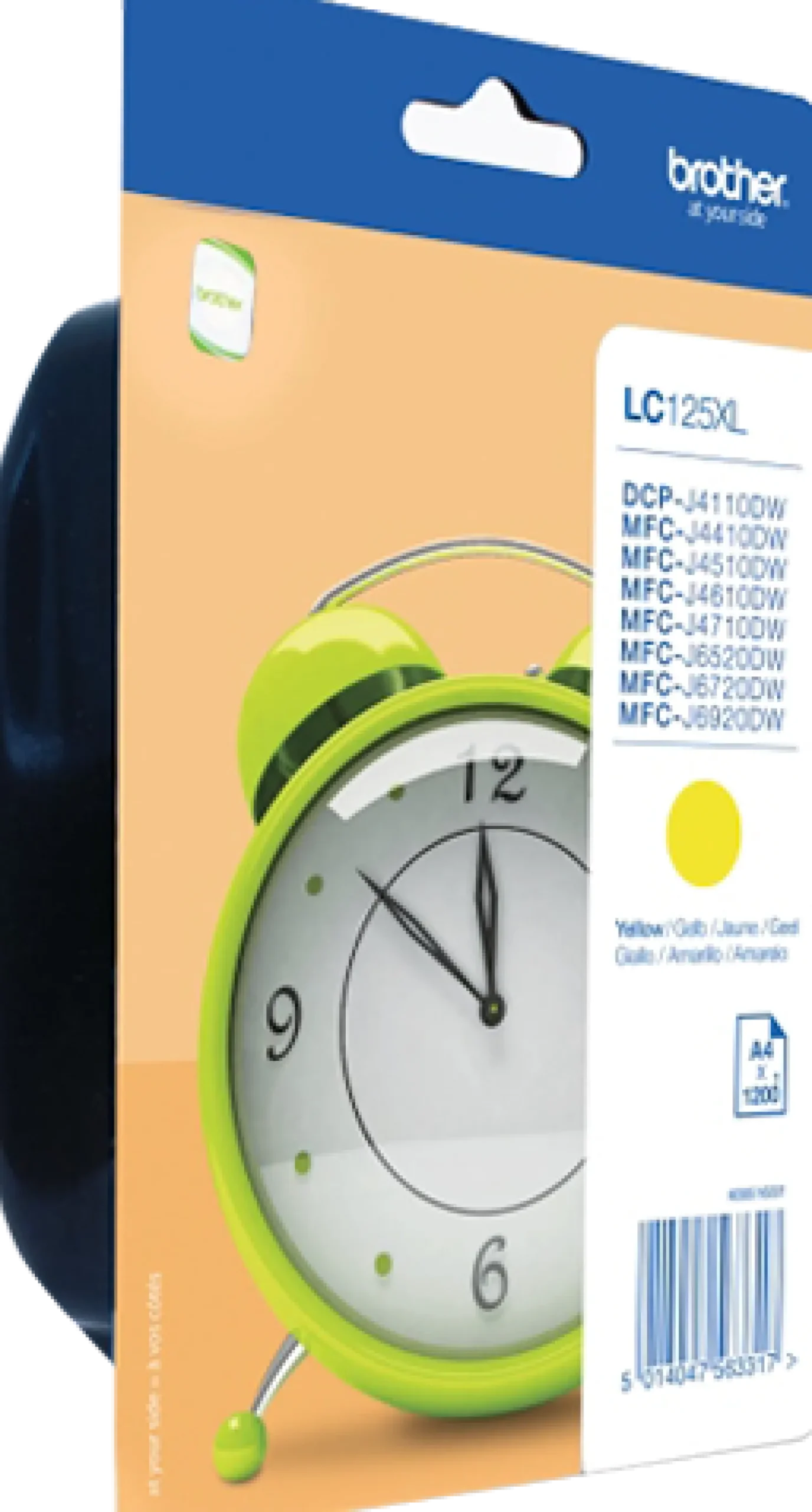 Ink-Jet Brother LC125XL gul