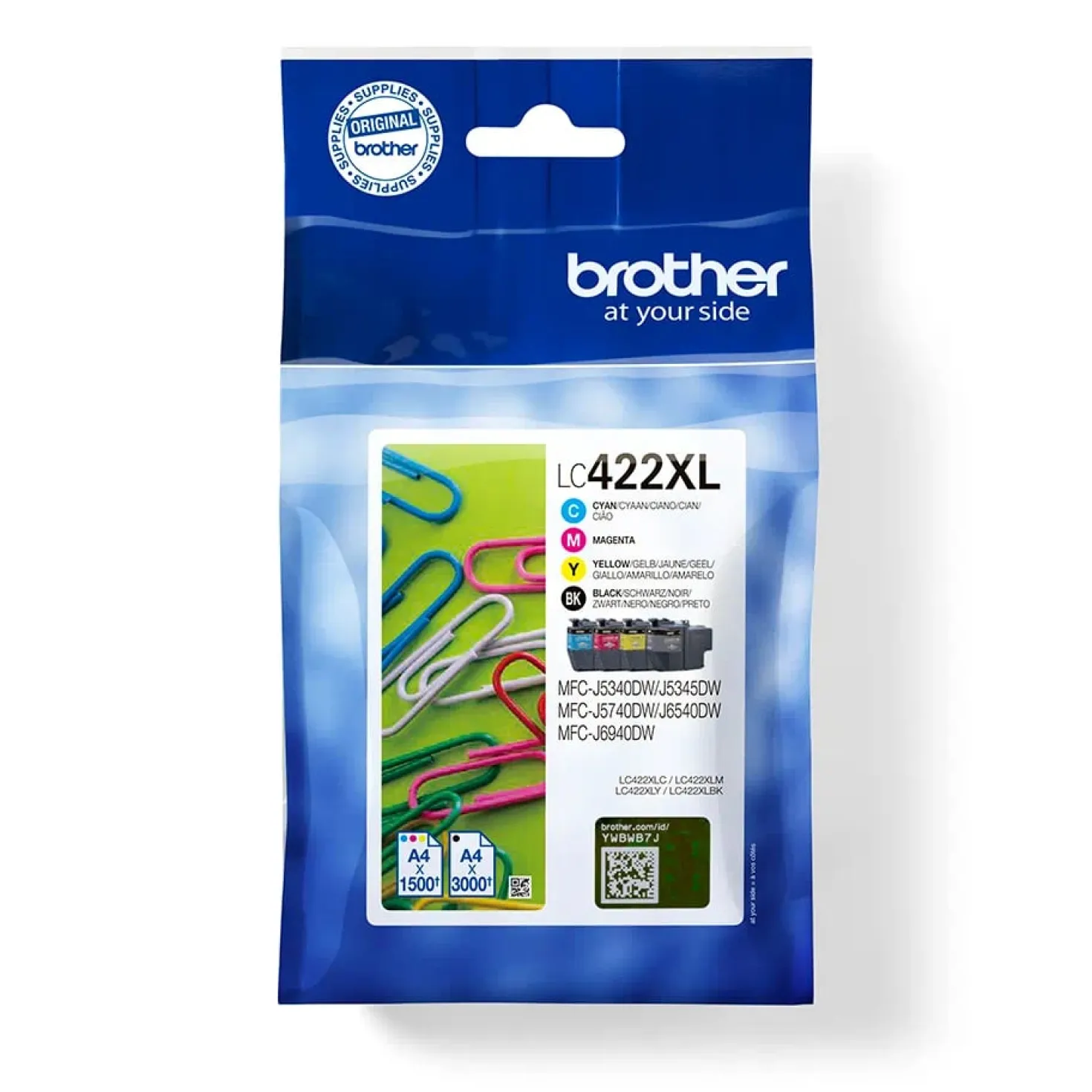 Ink-Jet Brother LC422XLVALDR CMYBK valuepack