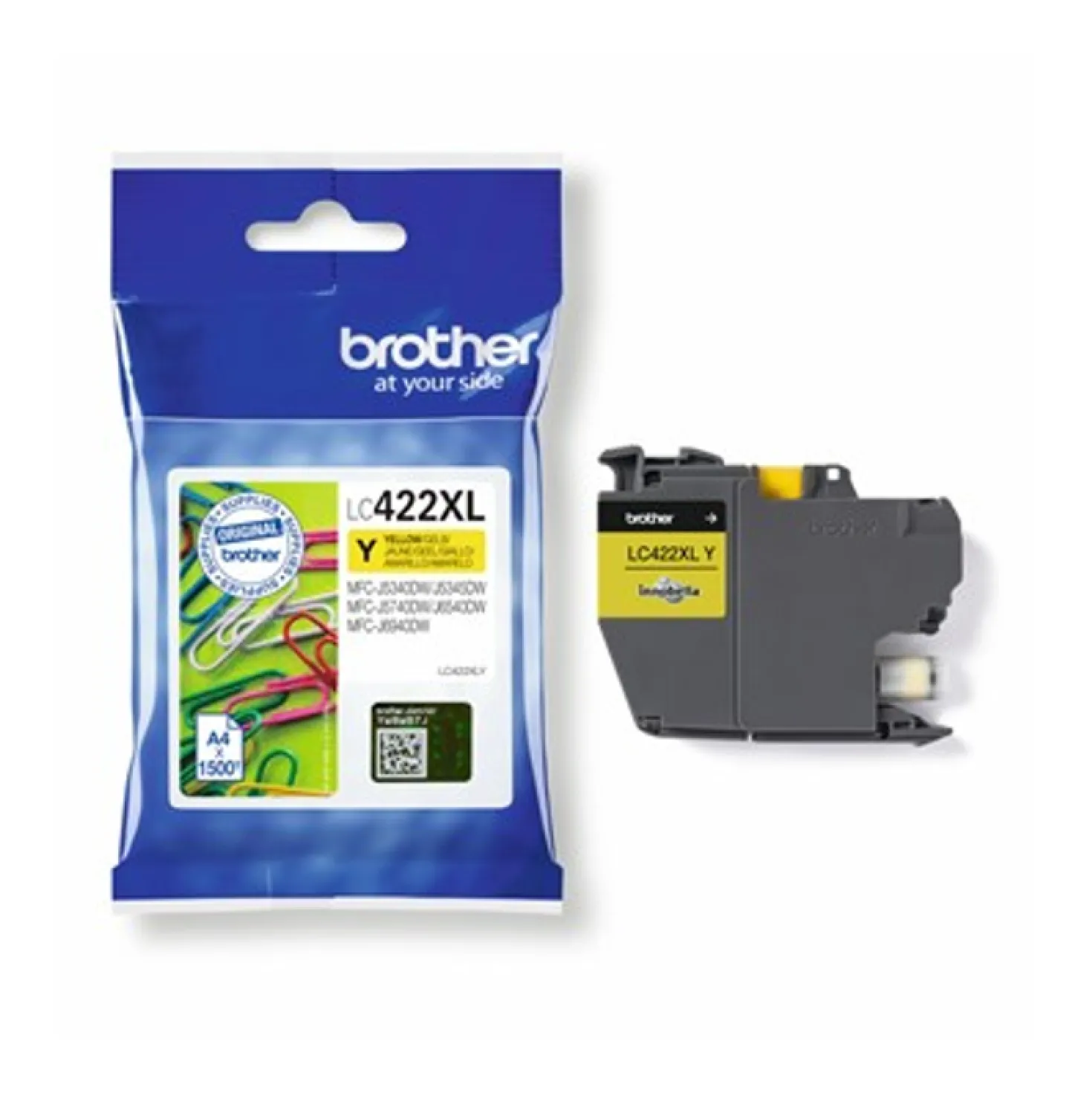 Ink-Jet Brother LC422XLY gul