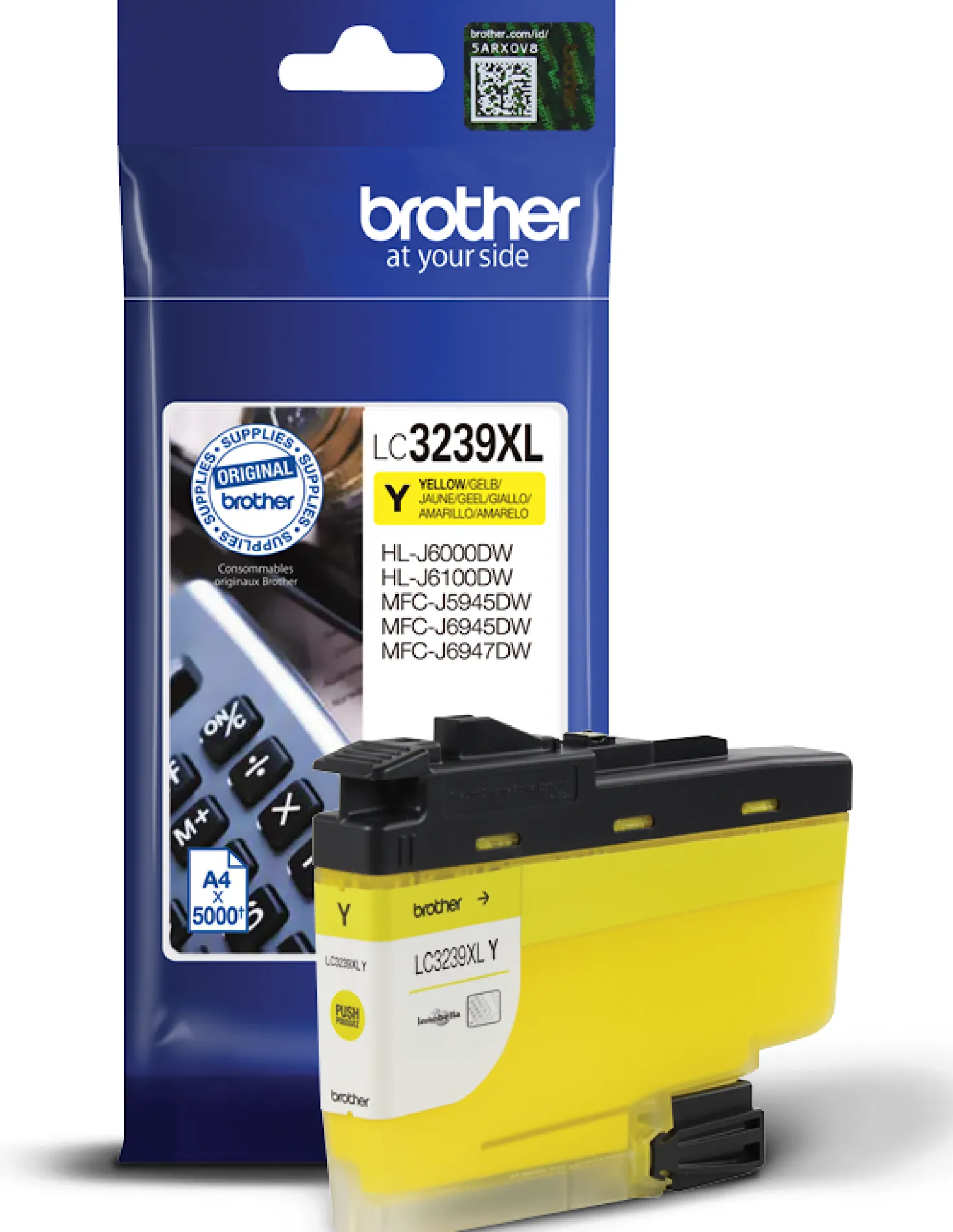 Ink-Jet Brother LC3239XLY gul