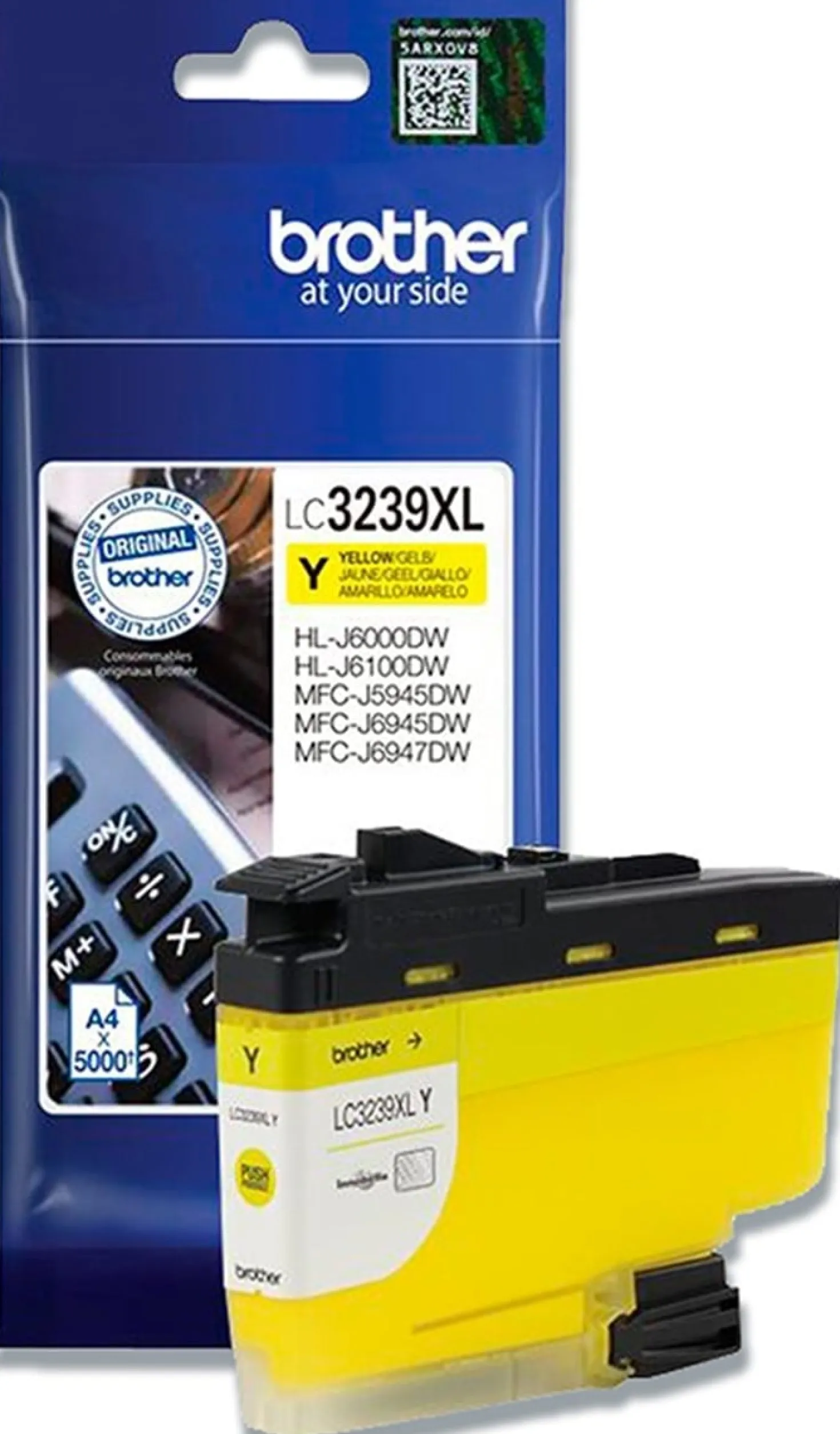 Ink-Jet Brother LC3239XLY gul