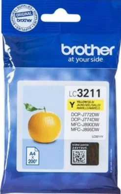 Ink-Jet Brother LC3211Y gul