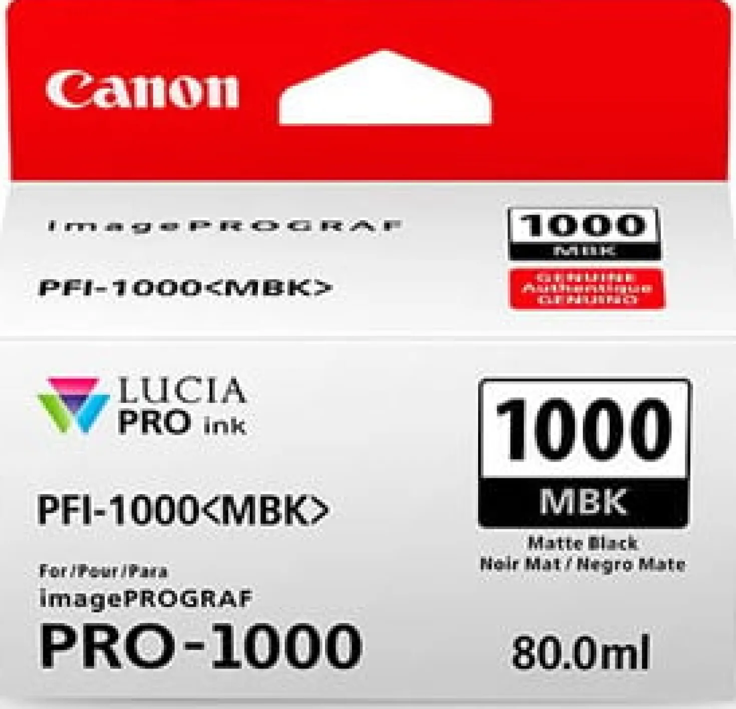 Ink-Jet Canon PFI-1000 matt svart