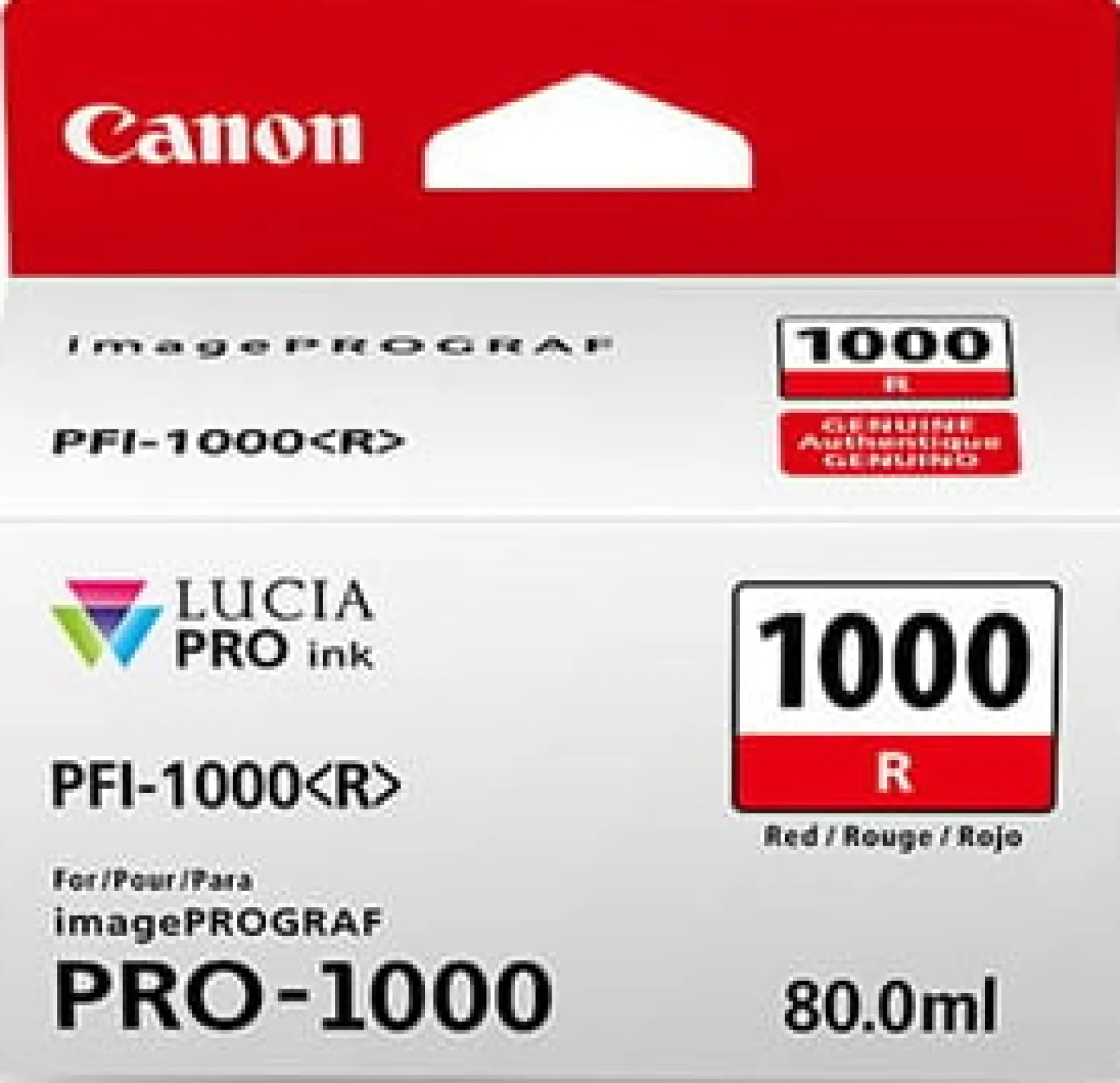 Ink-Jet Canon PFI-1000 röd