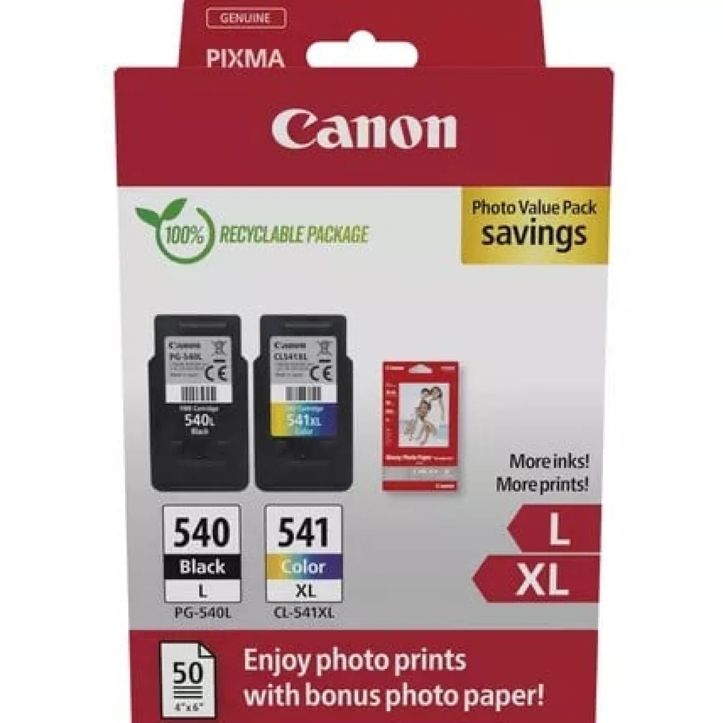 Ink-Jet Canon PG-540 L/CL-541XL valuepack