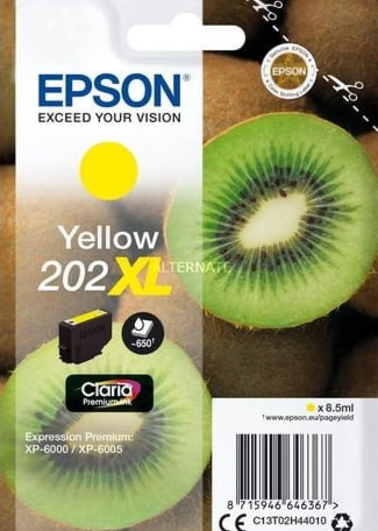 Ink-Jet Epson 202XL gul
