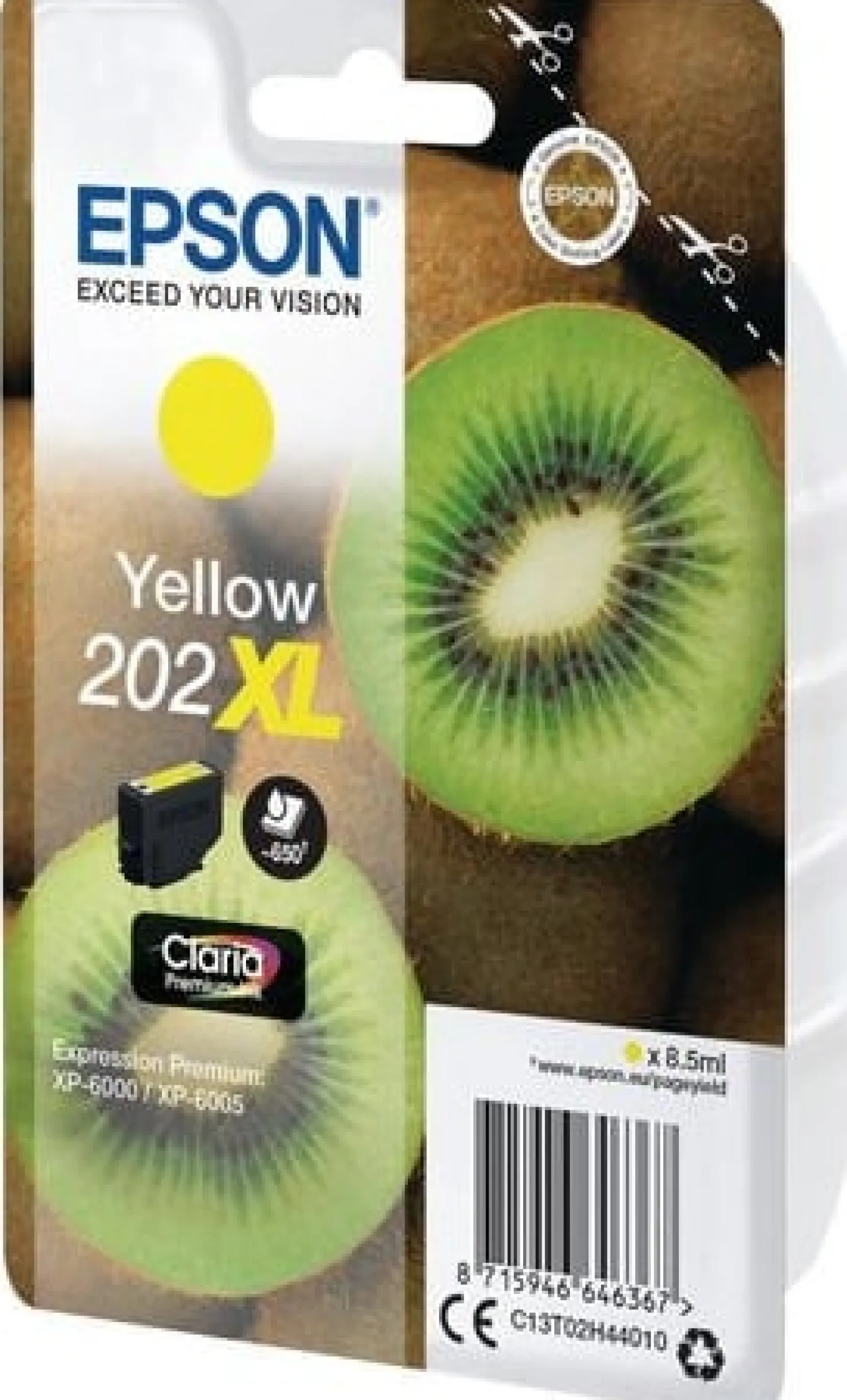 Ink-Jet Epson 202XL gul