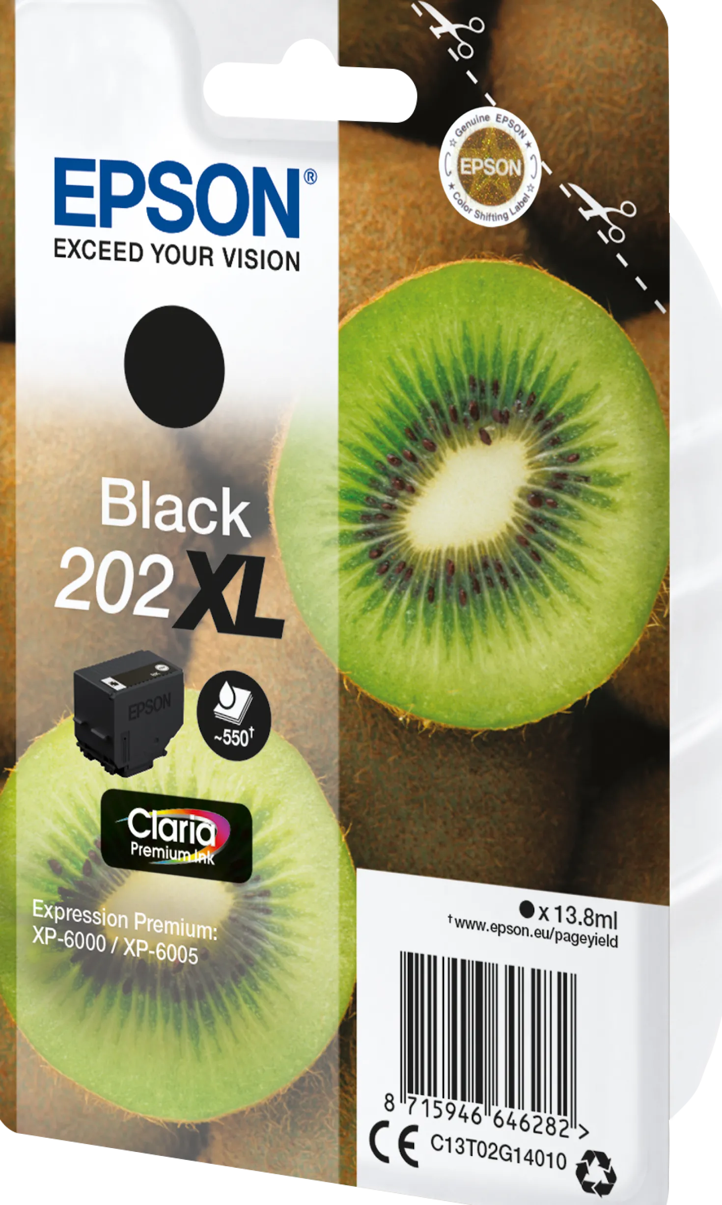 Ink-Jet Epson 202XL svart