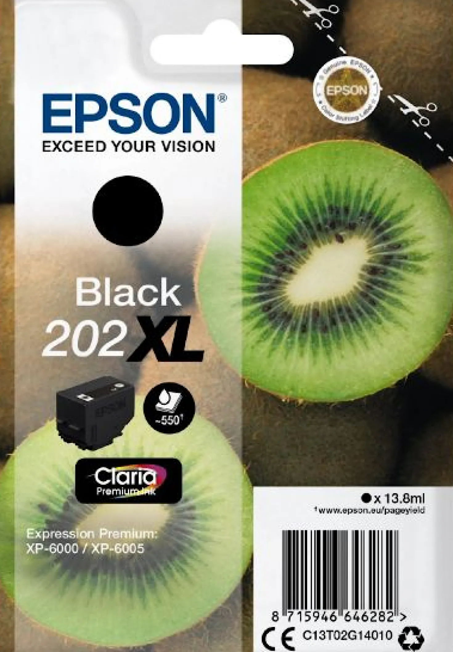 Ink-Jet Epson 202XL svart