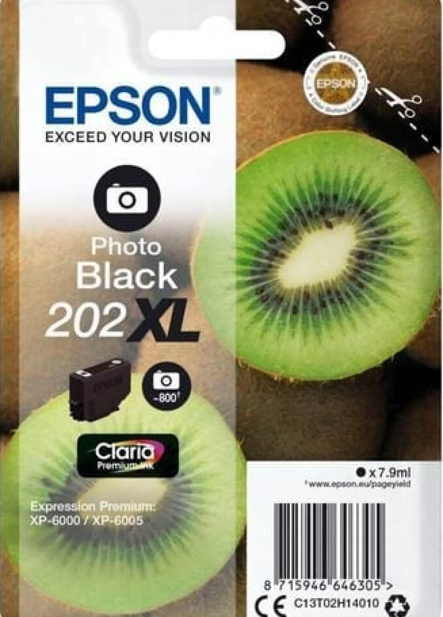 Ink-Jet Epson 202XL svart