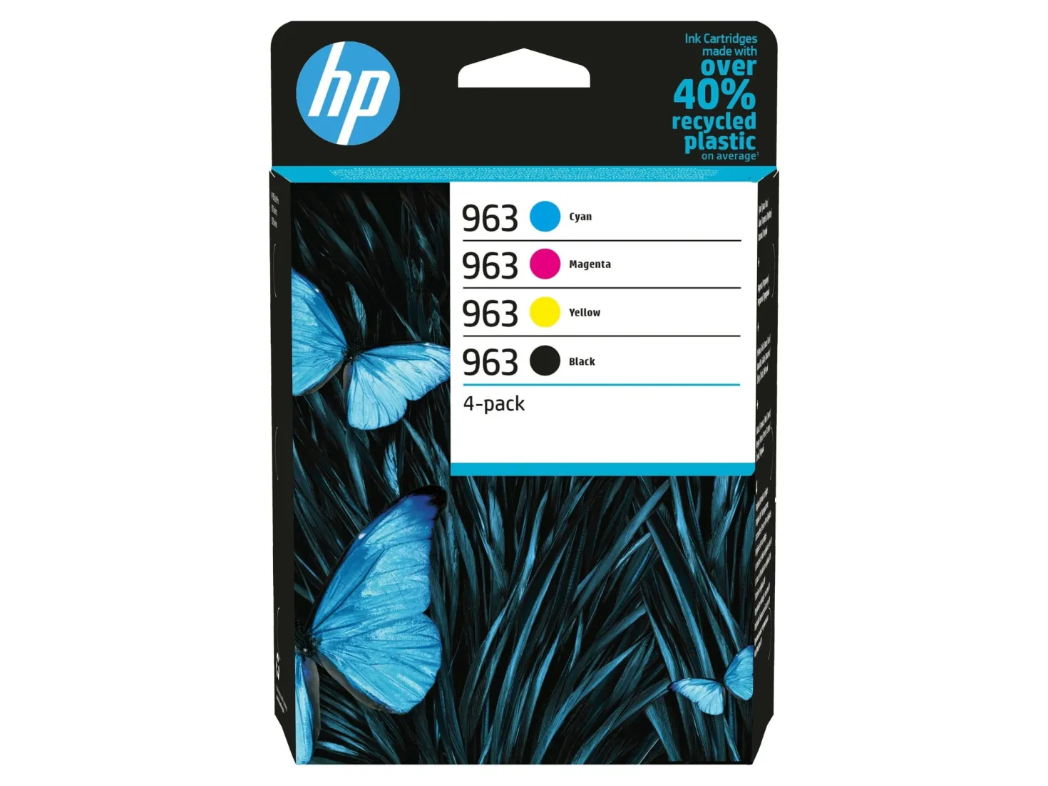 Ink-Jet HP 963 cyan/magenta/gul/svart Valuepack