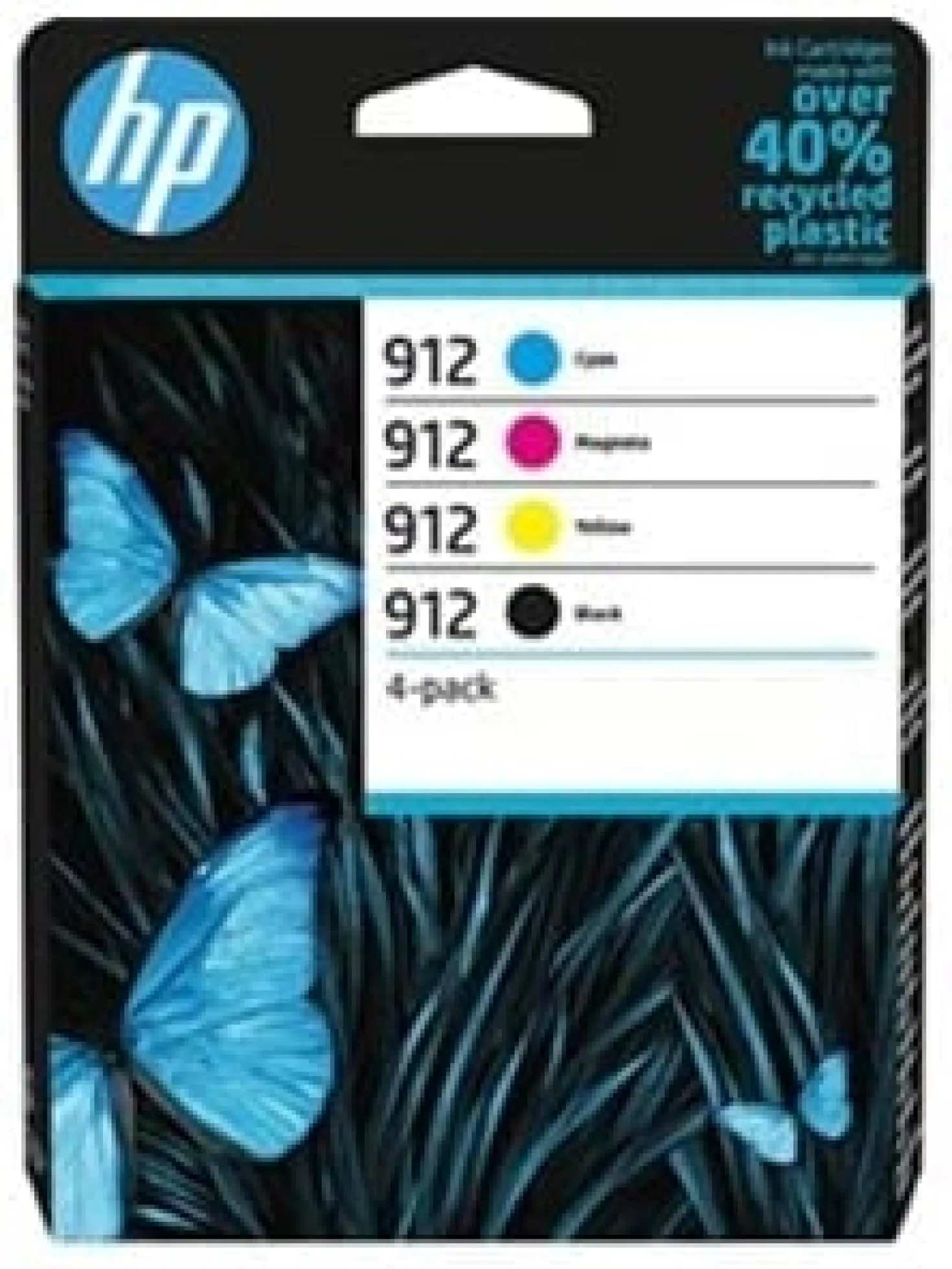 Ink-Jet HP 912 cyan/magenta/gul/svart Valuepack