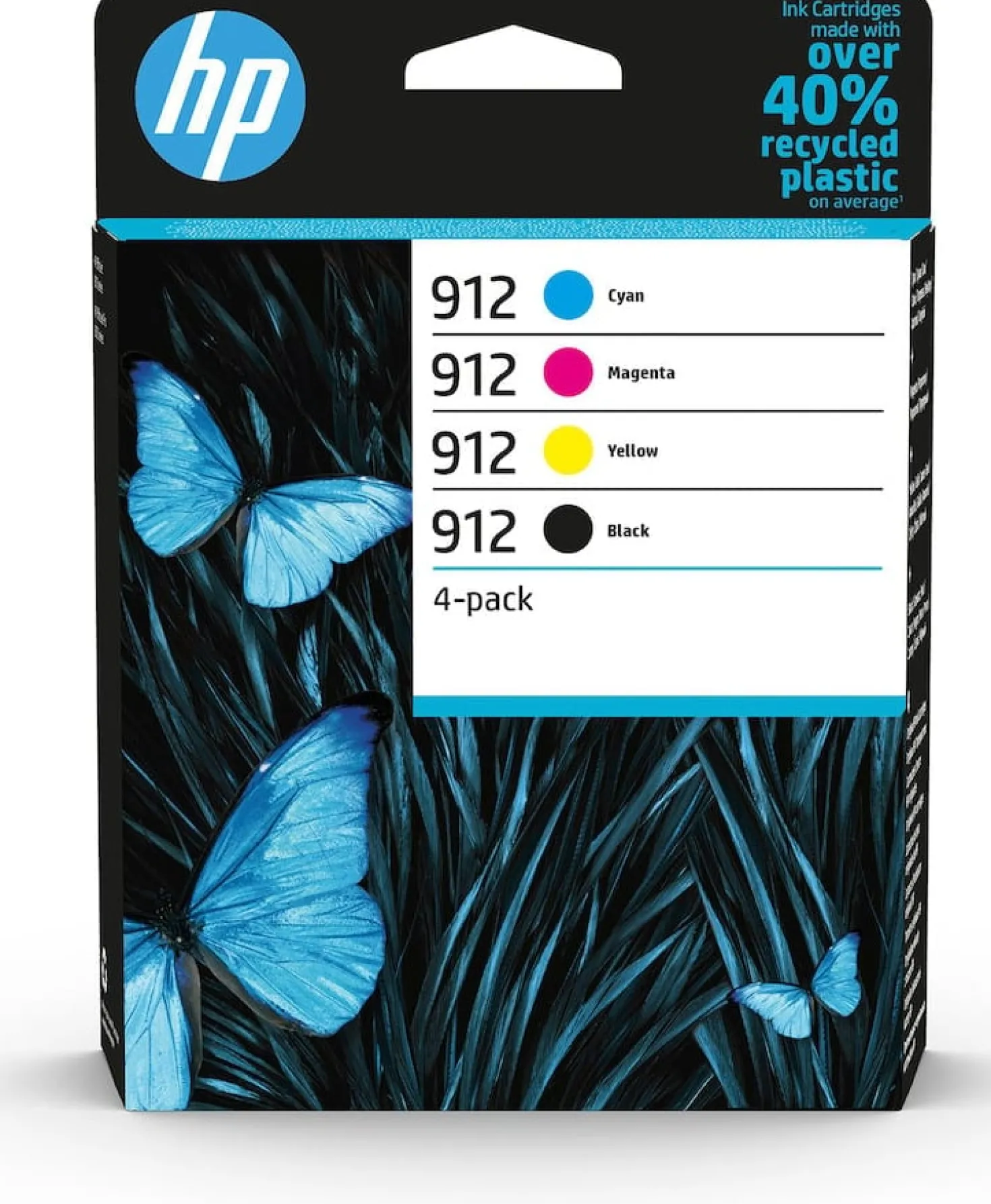 Ink-Jet HP 912 cyan/magenta/gul/svart Valuepack
