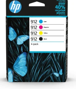 Ink-Jet HP 912 cyan/magenta/gul/svart Valuepack