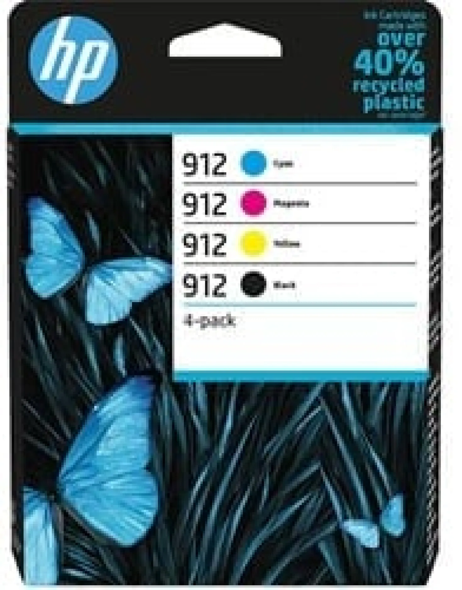 Ink-Jet HP 912 cyan/magenta/gul/svart Valuepack