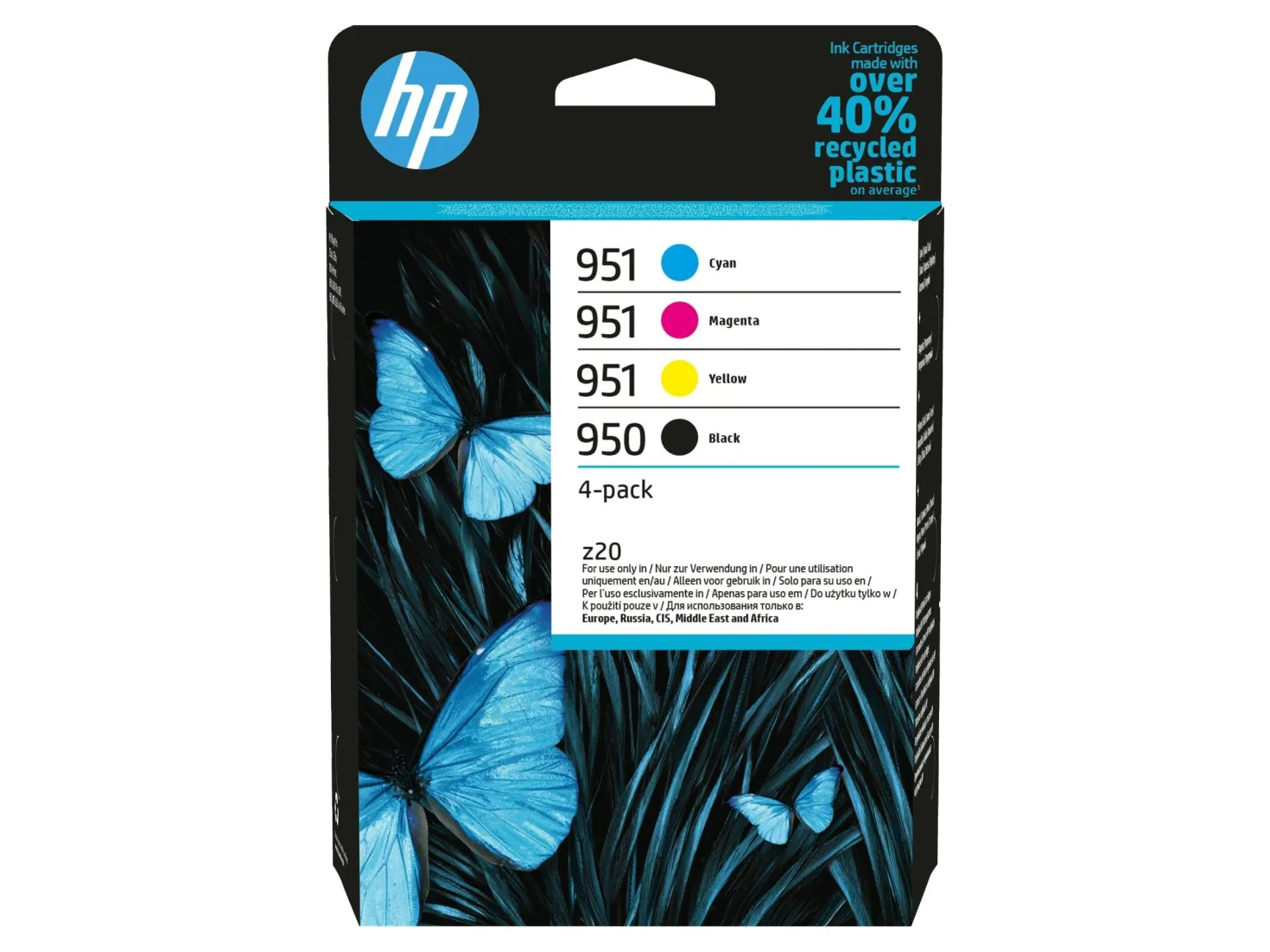 Ink-Jet HP 950/951 cyan/magenta/gul/svart Valuepack
