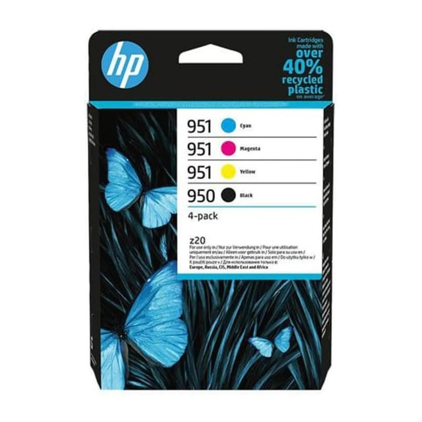 Ink-Jet HP 950/951 cyan/magenta/gul/svart Valuepack