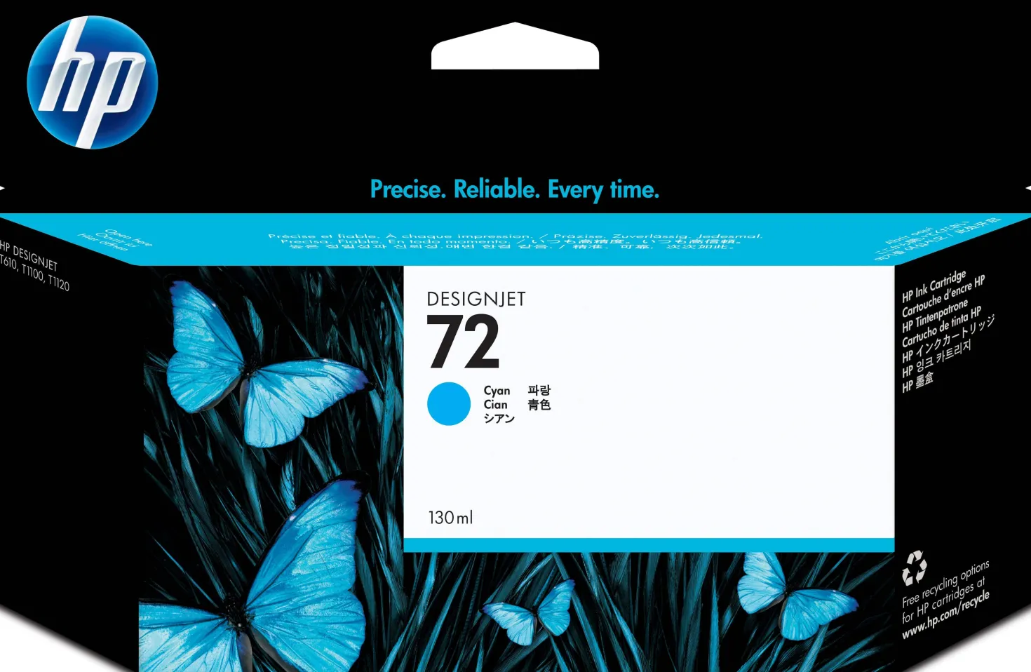 Ink-Jet Hp No72 Cyan