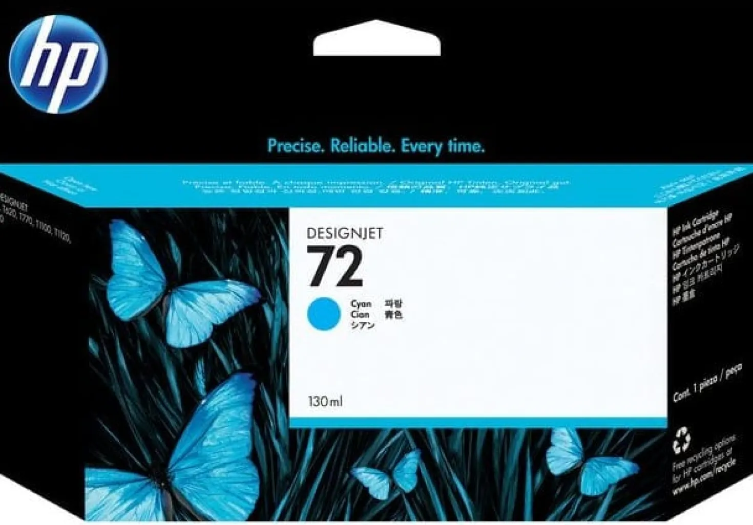 Ink-Jet Hp No72 Cyan