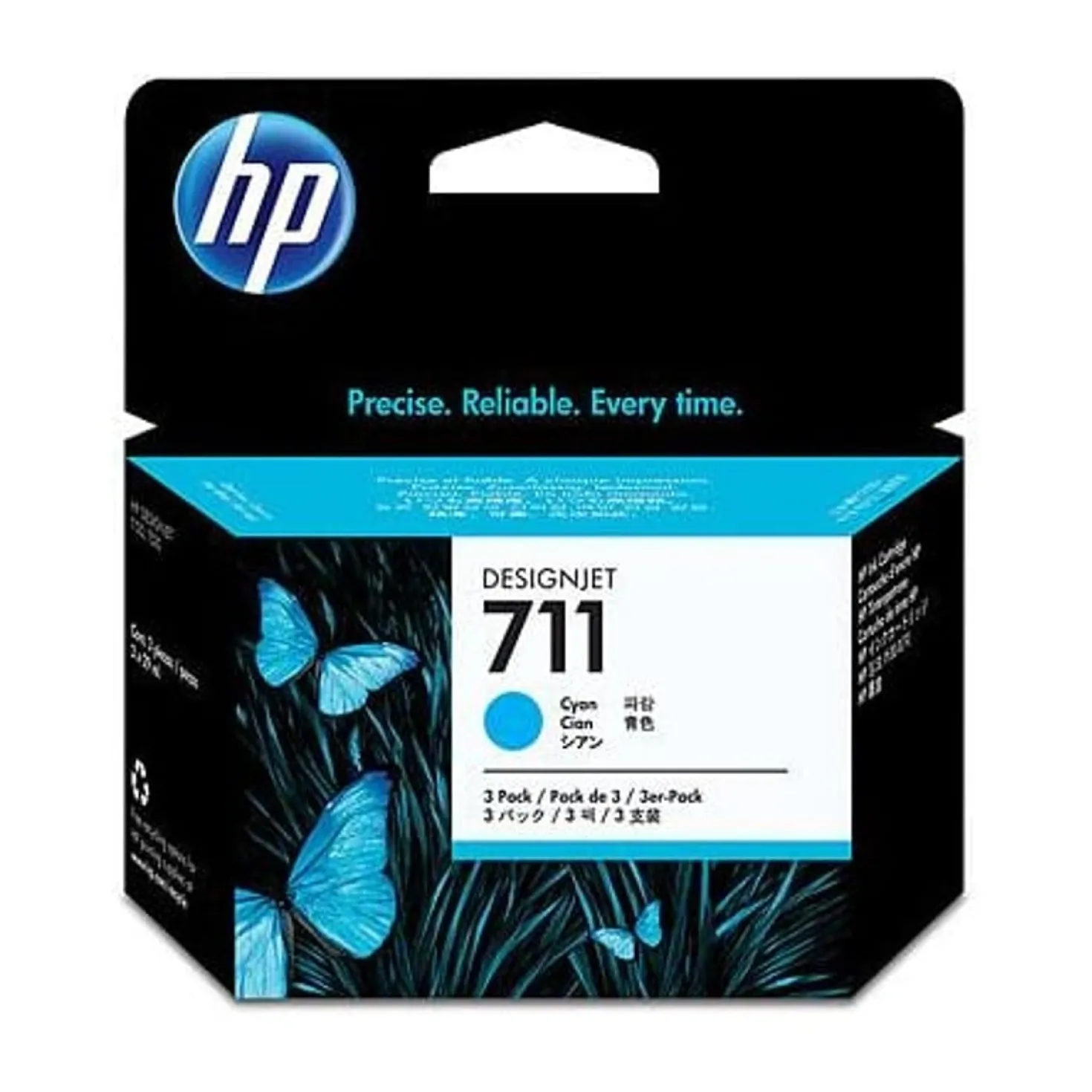 Ink-Jet Hp No711 cyan 3-pack