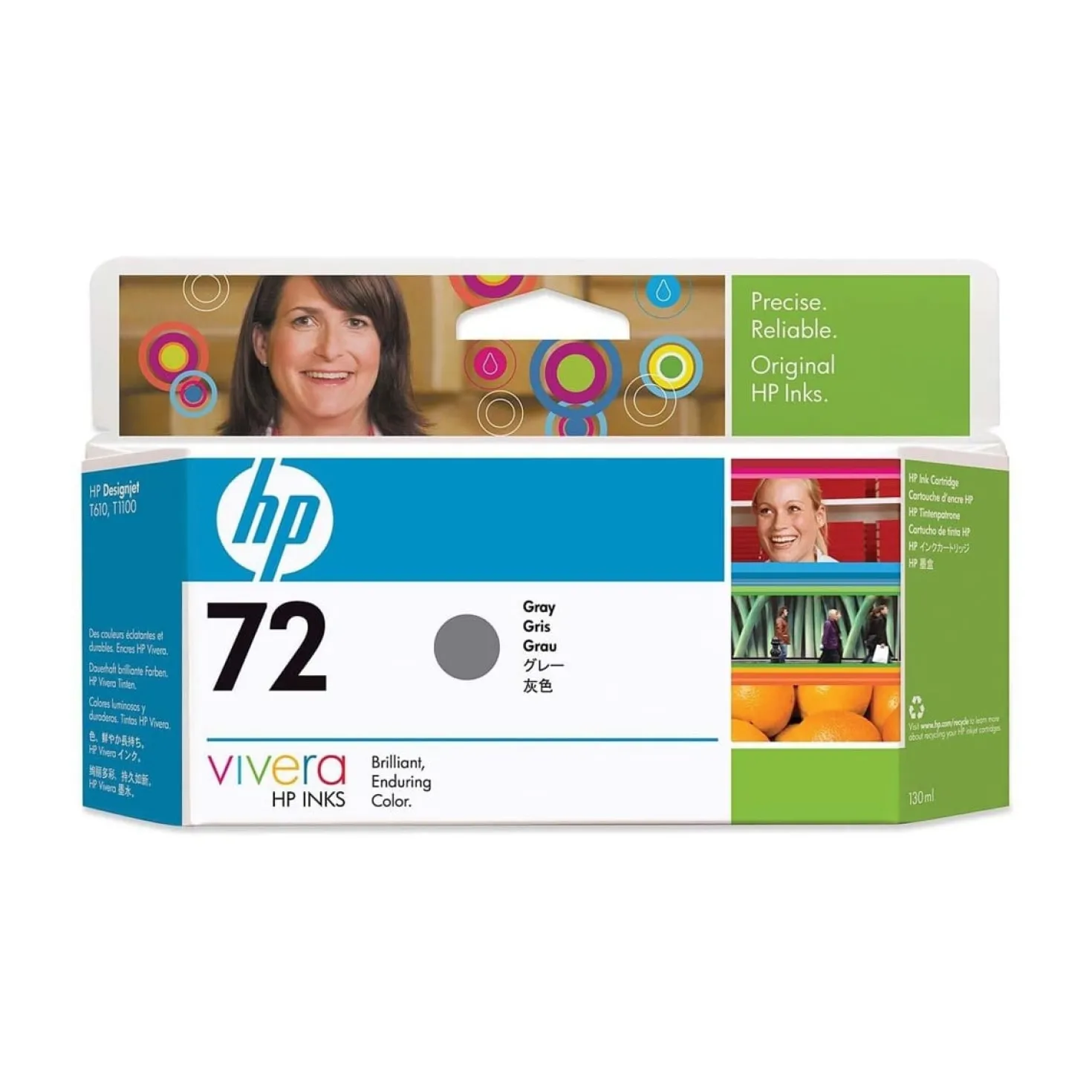 Ink-Jet Hp No72 Grey
