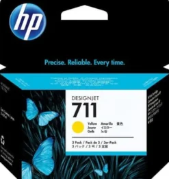 Ink-Jet Hp No711 gul 3-pack