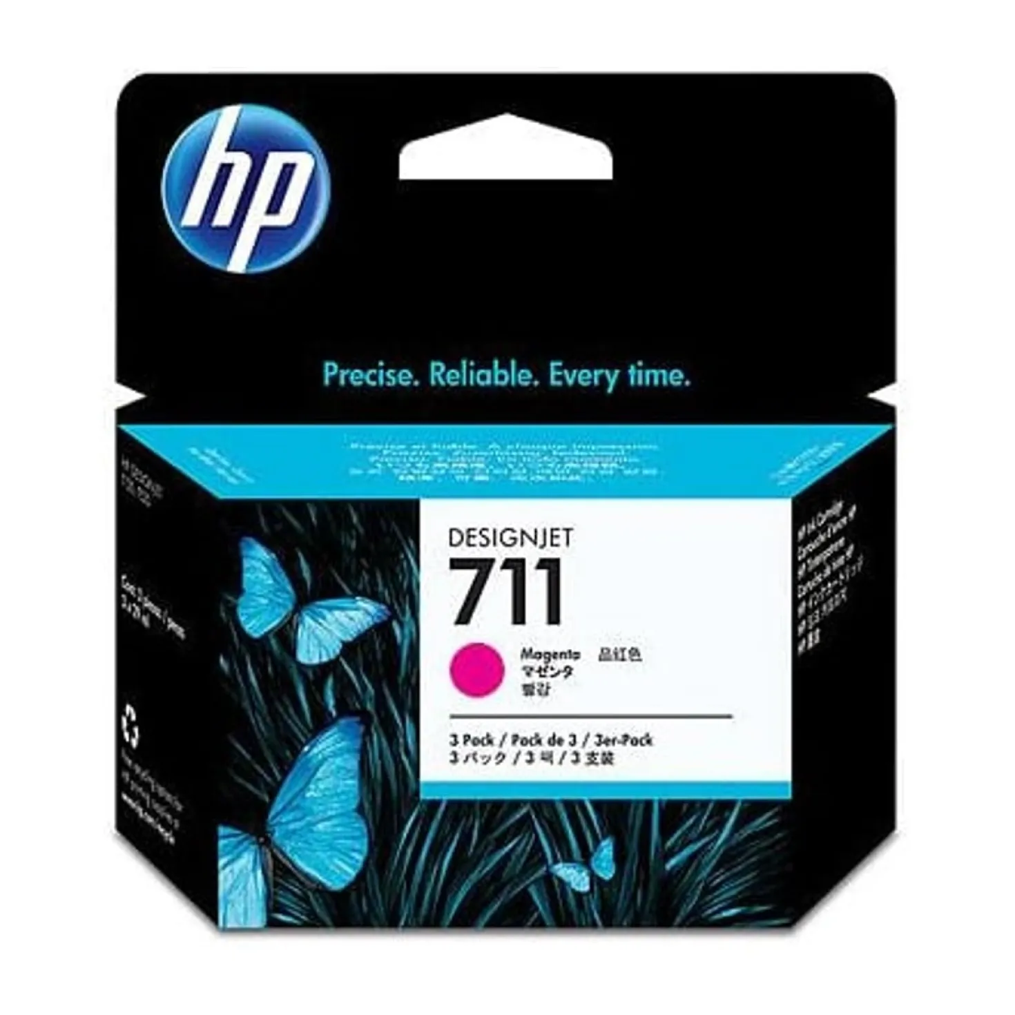 Ink-Jet Hp No711 magenta 3-pack