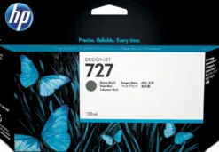 Ink-Jet HP No 727 matt svart 130ml