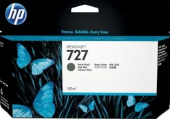 Ink-Jet HP No 727 matt svart 130ml