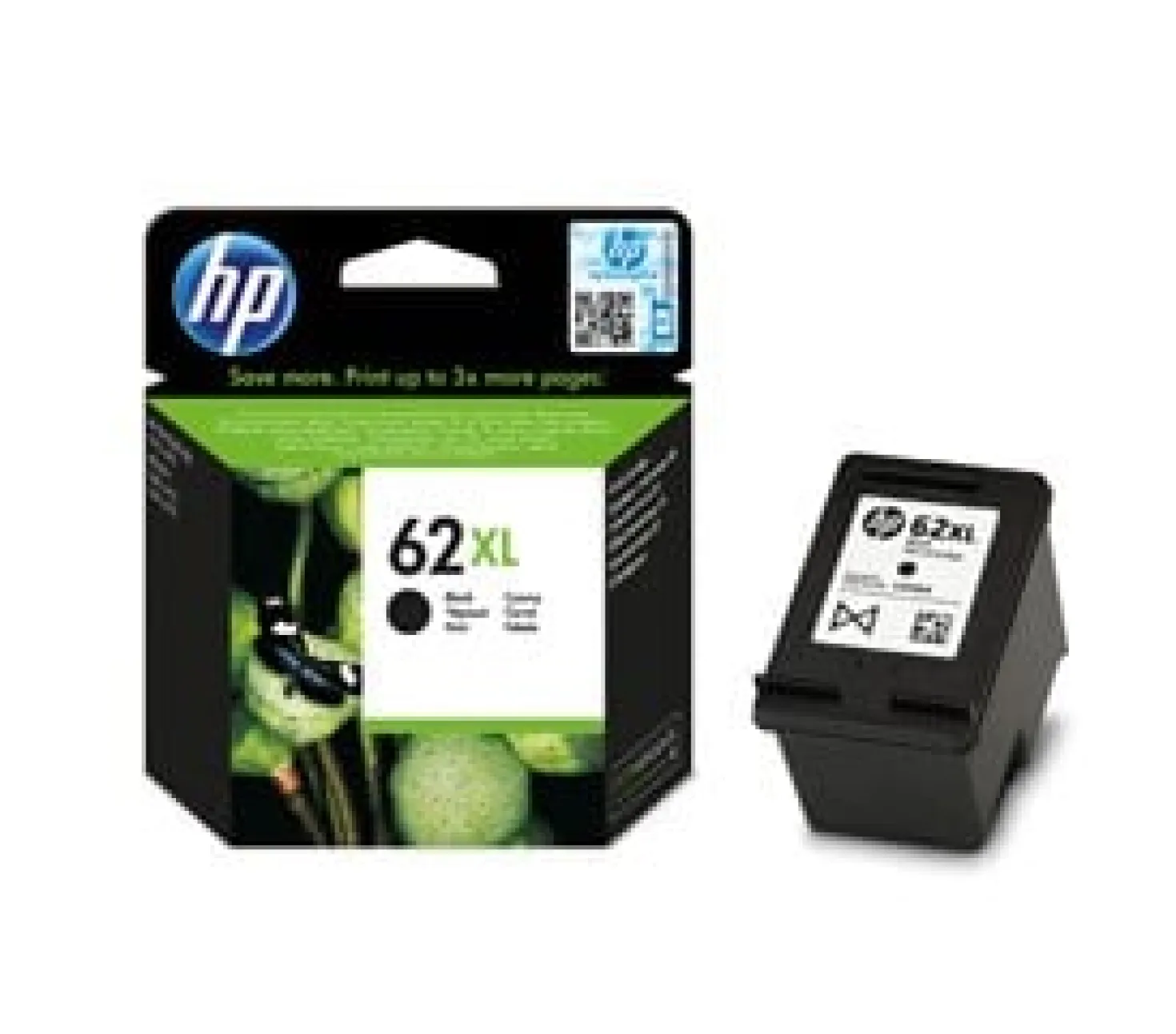 Ink-Jet HP No 62 XL svart