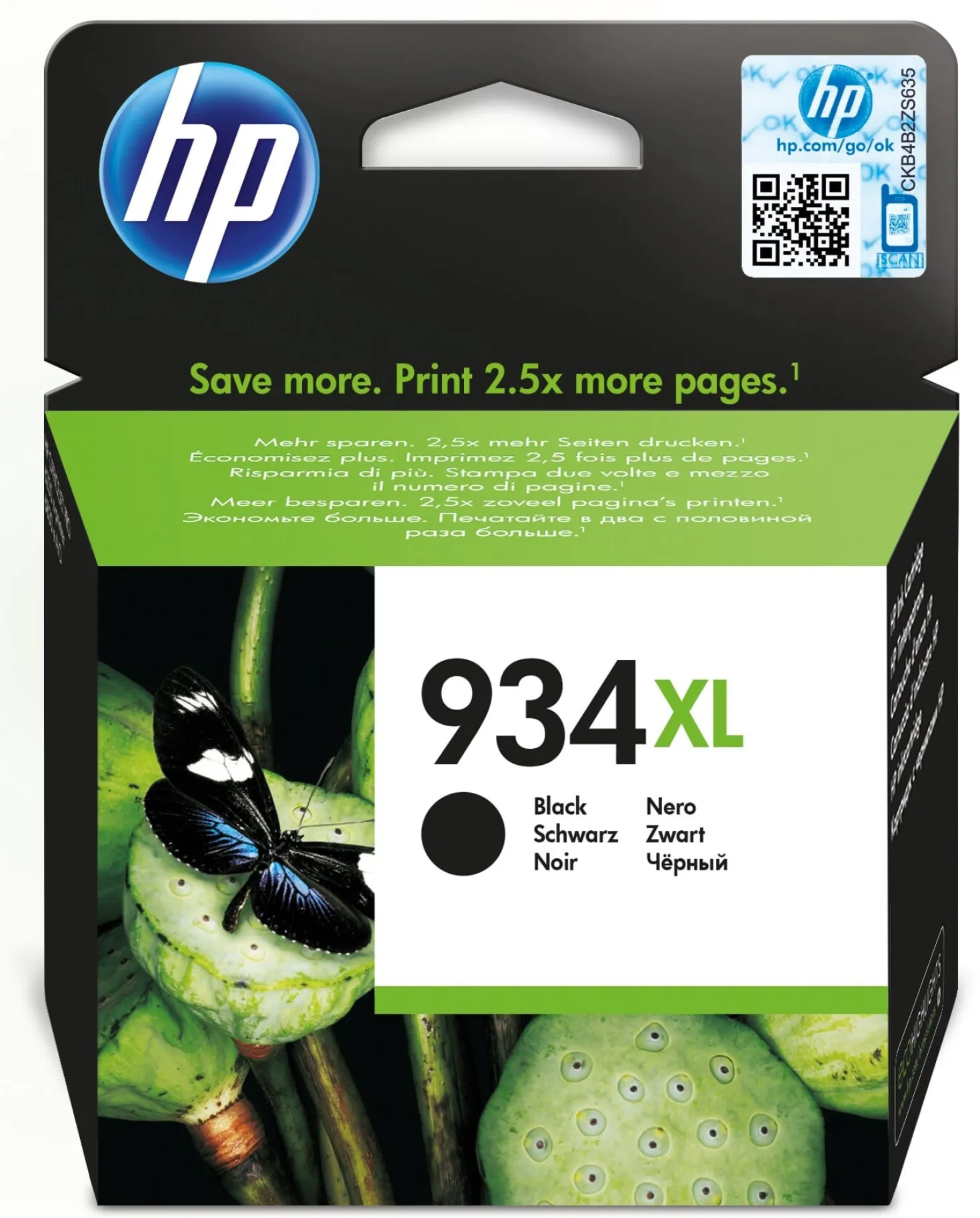 Ink-Jet HP No 934 XL svart
