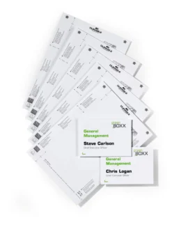 Insticksetiketter Durable 149x105,5mm, vit, 20 st