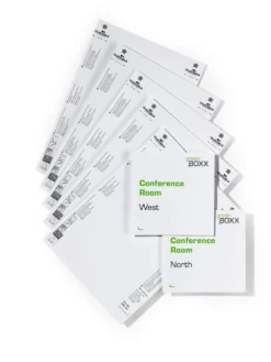Insticksetiketter Durable 149x148,5mm, vit, 20 st