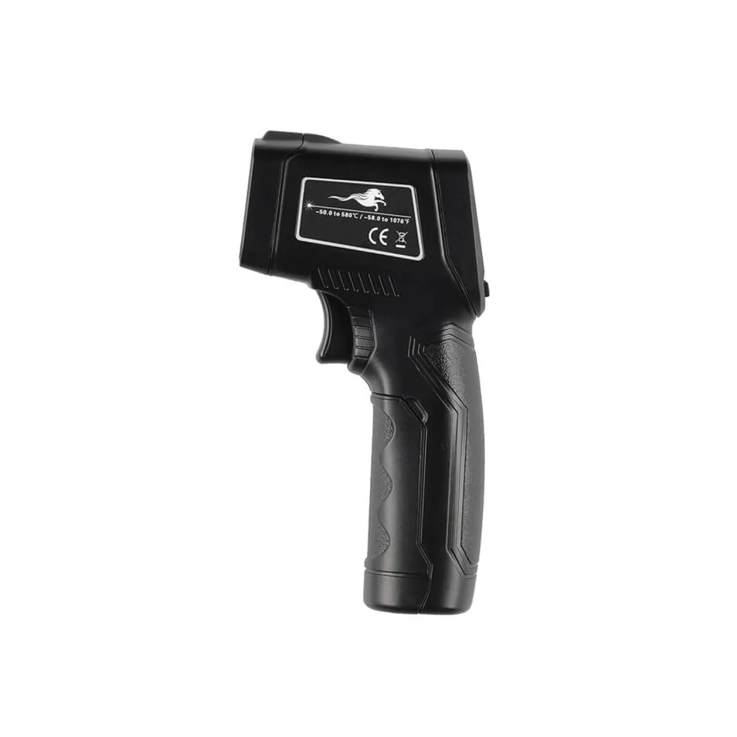 IR-termometer MUSTANG, -50°C till +580°C, svart