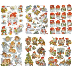 Julbokmärken Playbox, blandade motiv, 67-pack