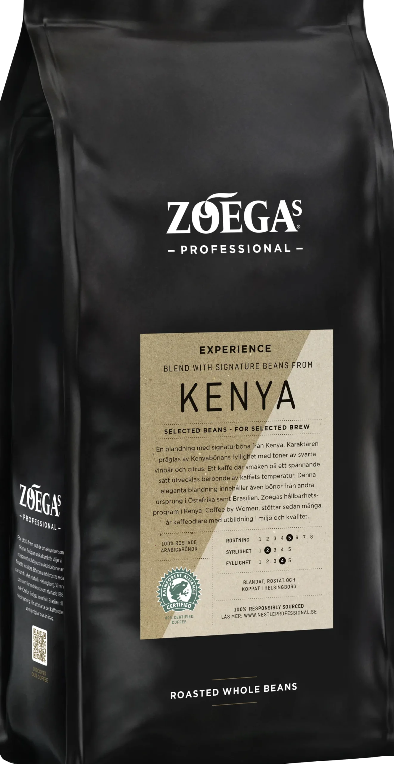 Kaffebönor Zoégas Experience Blend Kenya, hela bönor, 750 g
