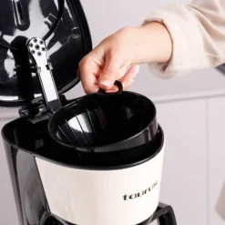 Kaffebryggare TAURUS Verona Vintage Cream, 12 koppar, 1000 W