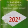 Kaffefilter Melitta 202S, klorfritt, 100 st
